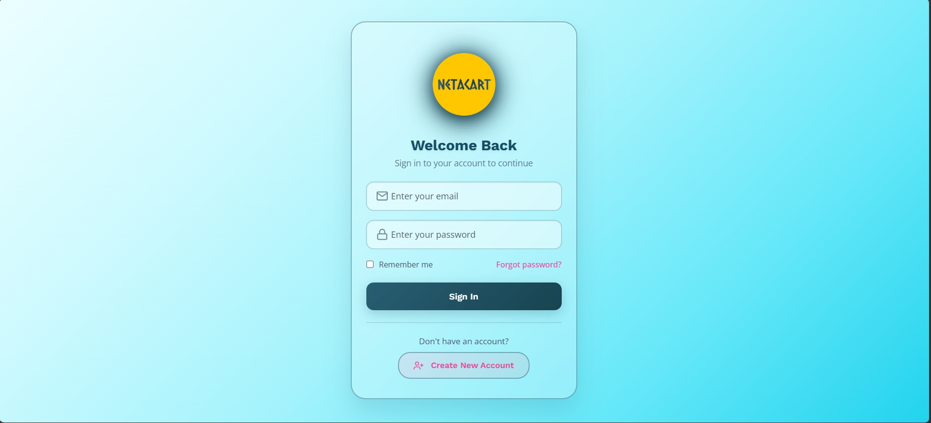 NetaCart- online shopping app